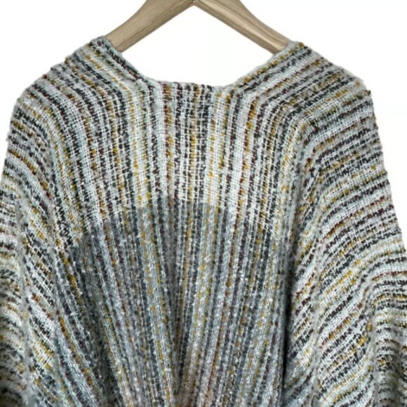 Steve Madden Women's Ruana Knit Wrap Shawl Poncho Open Front - Picture 2 of 4